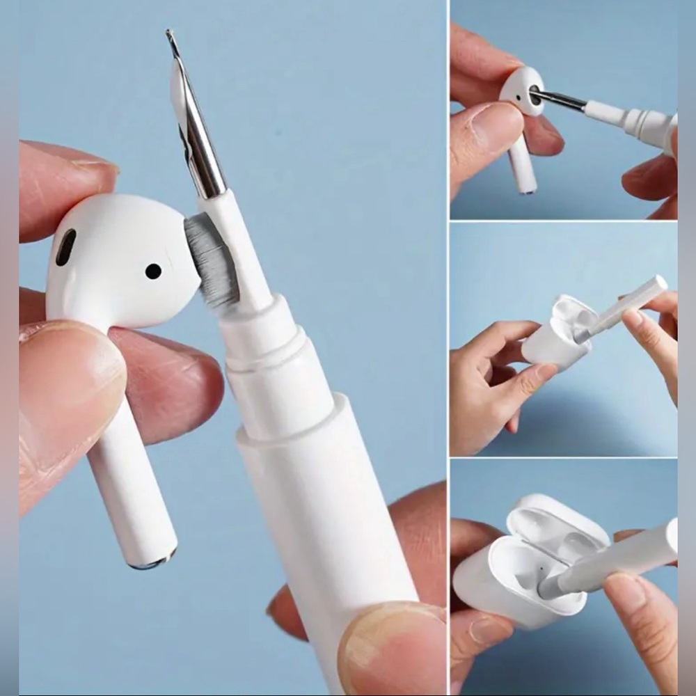 💜 NWT 3-In-1 EarBuds/Headphone/Camera/Keyboard Cleaning Kit